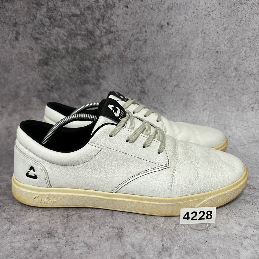 Cuater TravisMathew The Wildcard Golf Shoes Mens 13 White Leather Spikeless